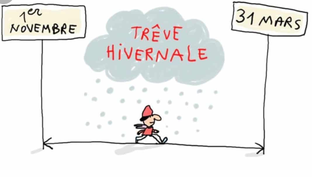 Expulsion trêve hivernale